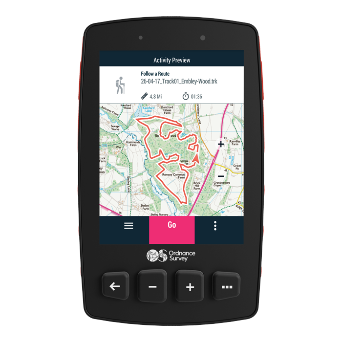 OS Trail 2 GPS: Walking and Cycling GPS
