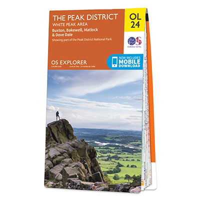 OS Explorer (orange) map cover
