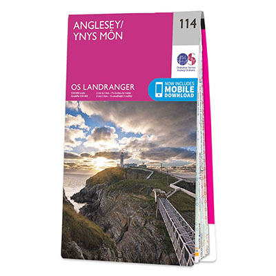OS Landranger (Pink) map