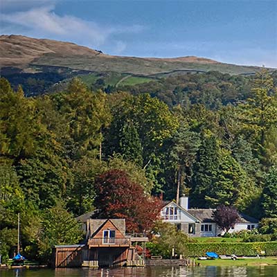 Landscape view of the Lake District