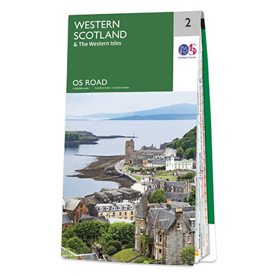 OS Road (green) map cover