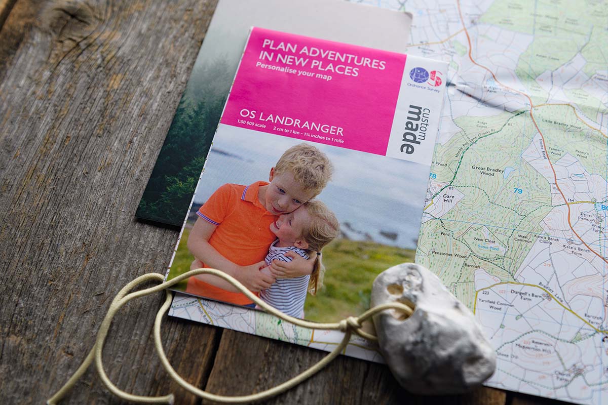 Custom Made Mini Landranger Map