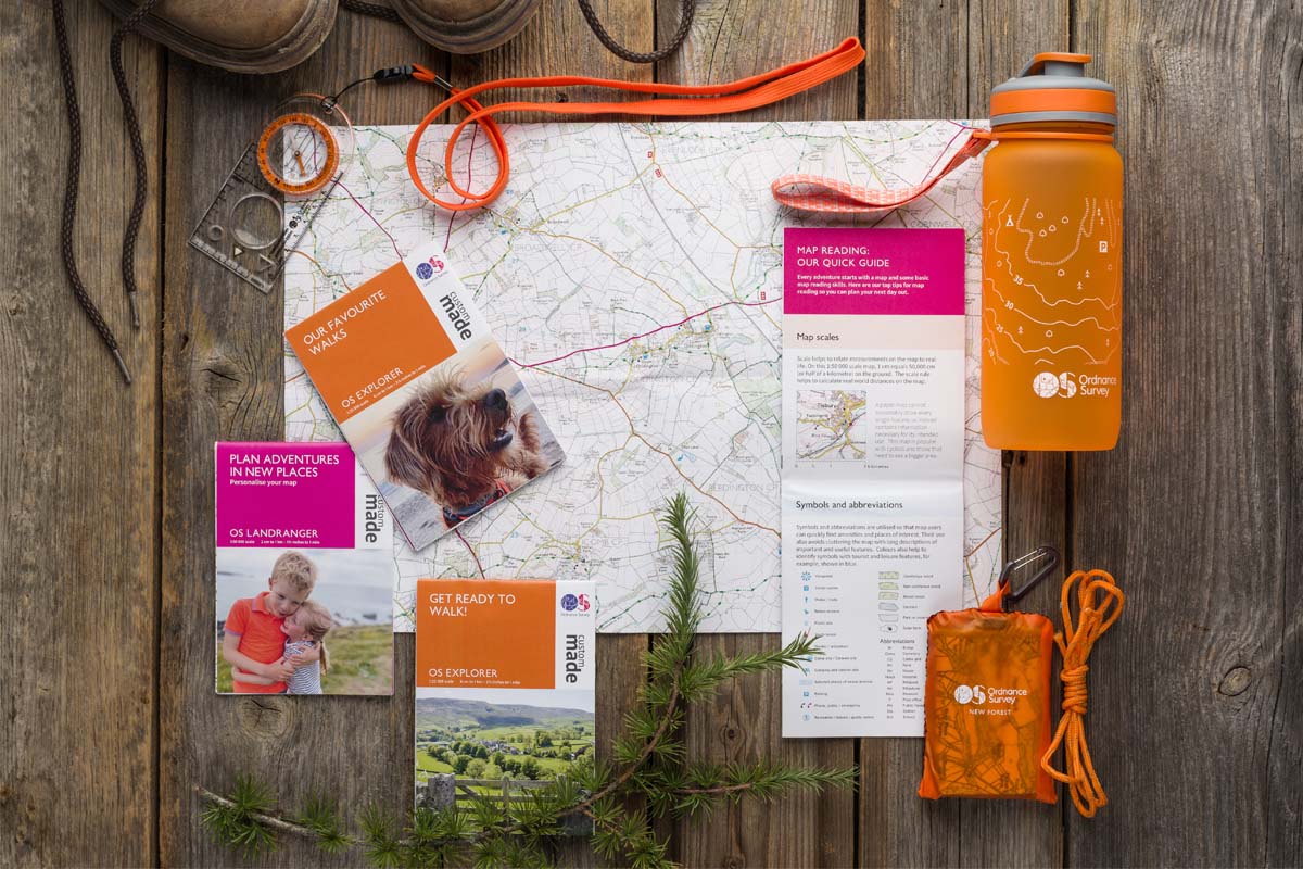 Custom Made Personalised Landranger Map