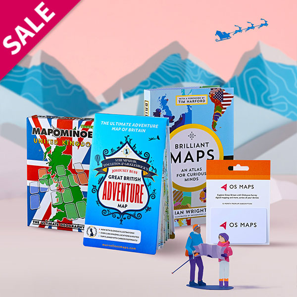 picture of Mapominoes United Kingdom - The Ultimate Geography Card Game, Best of British Map 1000 Piece Jigsaw Puzzle, and ST&G's Great British Adventure Map - 2022 Edition