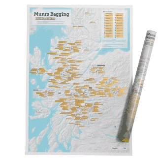 Munro Bagging Scratch Map
