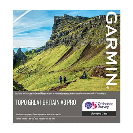 Garmin TOPO Great Britain v3 PRO 1:25K SD Card