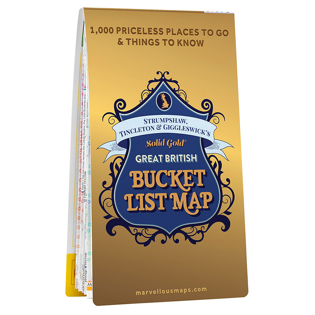 Picture of ST&G Solid Gold Bucket list Map 