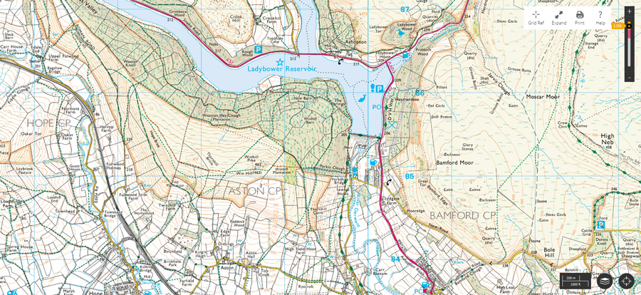 OS Landranger 1: 25 000 scale mapping OS Landranger 1: 25 000 scale mapping