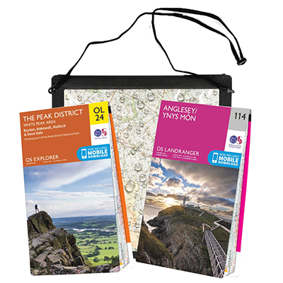 OS Explorer map, OS Landranger map, OSMap case