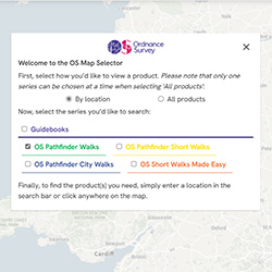 Screenshot of Range selection
