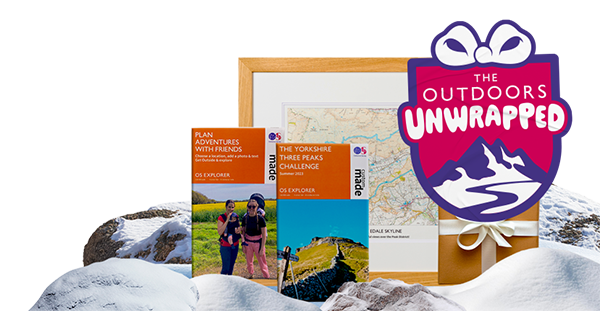 The Outdoors Unwrapped: Custom Made Personalised map collection